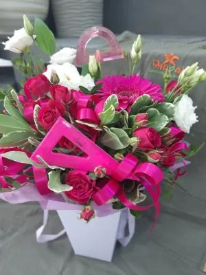 Букет учителю №14 фото в интернет-магазине Флоранж