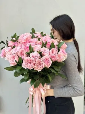 51 розовая роза   в интернет-магазине Флоранж