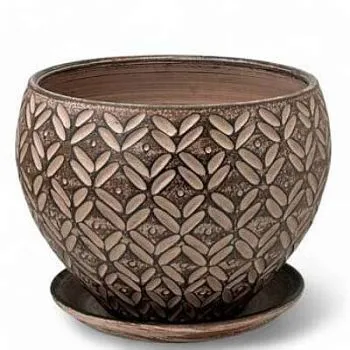 Горшок Ажур слива классика 1 20х16см, 3л; Россия