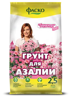 Грунт Цветочное счастье для азалии, 2,5л; Фаско
