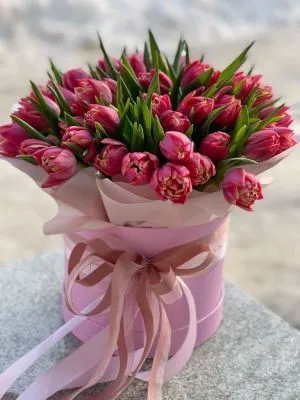 Букет из тюльпанов Весна фото в интернет-магазине Флоранж