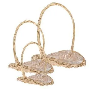 Корзина плетеная 833389 (№1 из 3шт.), (ива), 18хН2/17см