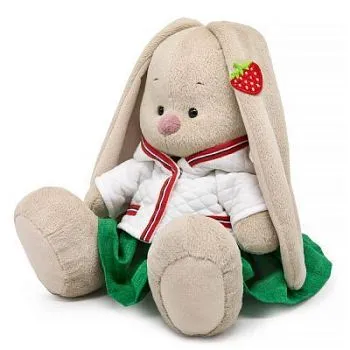 Игрушка Зайка Ми в курточке и с земляничкой на ушке (большая) SidM-657