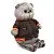Игрушка Басик в кожаной куртке Ks22-059