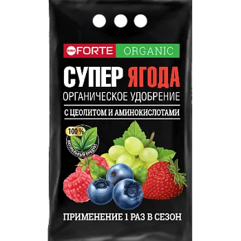 Удобрение, обогащенное цеолитом и аминокислотами СУПЕР Ягода; Бона Форте (пакет), 2кг