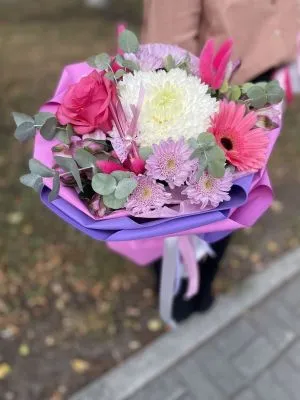 Букет учителю №59 фото в интернет-магазине Флоранж