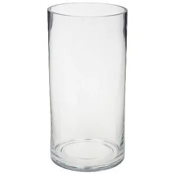 Ваза стеклянная Трубка цилиндр, 20х40см; Китай