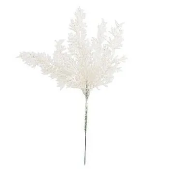 Ветка Туи, H32 см, белый