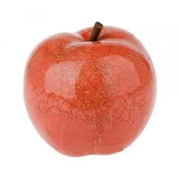 Яблоко (керамика), D12xH13см цветКрасный Арт.4959-12 (наб.)