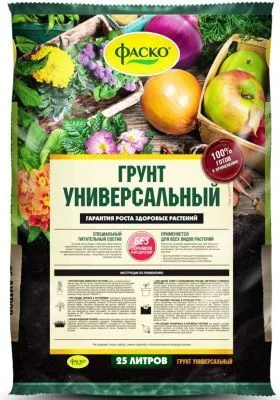 Грунт Универсальный, 25л; Фаско фото в интернет-магазине Флоранж