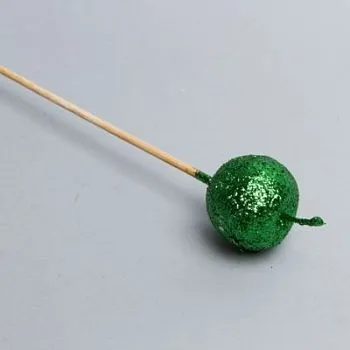 Вставка Яблоко засахаренное  4.5х50см, зеленое