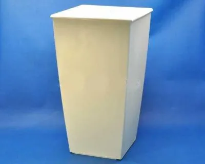 Горшок пластиковый Кант, кремовый, 34х60,5см, 21л; Россия фото в интернет-магазине Флоранж