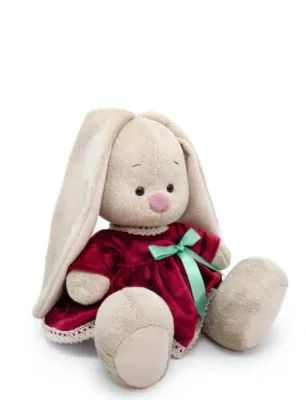 Игрушка Зайка Ми в бархатном платье (малая) SidS-560 фото в интернет-магазине Флоранж