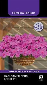 Бальзамин Бикон Блю Перл (цветной пакет) 7шт; Поиск