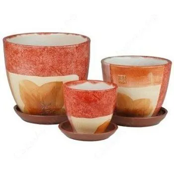 Горшок керамический Фантазия 374991 (2-й из набора); Белоруссия