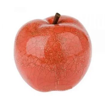 Яблоко (керамика), D12xH13см цветКрасный Арт.4959-12 (наб.)