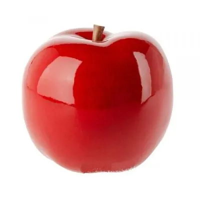 Яблоко (керамика), D12xH13см цветКрасный Арт.4959-12 (кор.) фото в интернет-магазине Флоранж