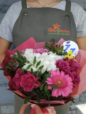 Букет учителю №10 фото в интернет-магазине Флоранж