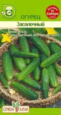 Огурец Засолочный (цветной пакет) 0,5г; Семена Алтая фото в интернет-магазине Флоранж