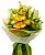 Букет Яркое настроение , состав Тюльпан Альстромерия Эустома Гербера, цвет букета Зеленый Желтый, подходит Маме Мужчине