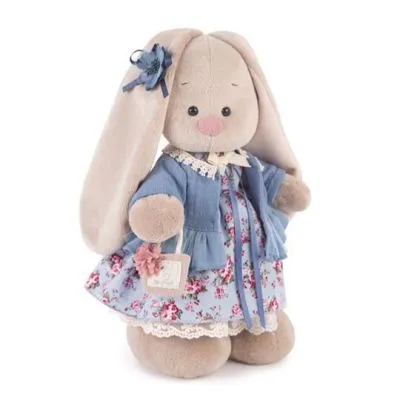 Игрушка Зайка Ми голубой василек (малая) 25см StS-215 фото в интернет-магазине Флоранж