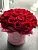 Розы в коробке , состав 25 роз, цвет букета Красный, подходит 