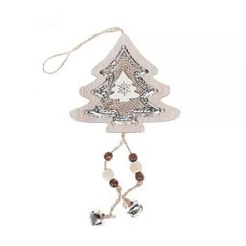 Елочное украшение "Ель", 8см (дерево)