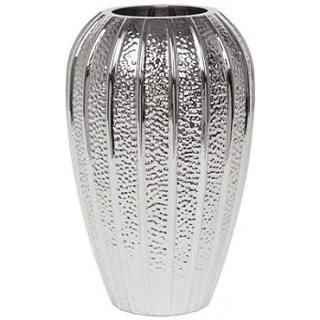 Ваза Ruth (стекло) D14xH20см, серебро