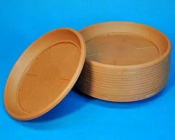 Поддон под кашпо Терра 40, терракотовый, 34,5см; Россия