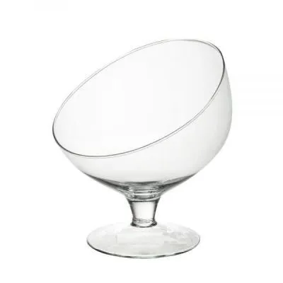 Ваза стеклянная на плитке Роджер, косой срез, 3,5л; Россия фото в интернет-магазине Флоранж