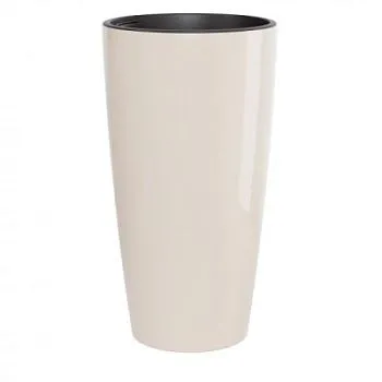 Горшок пластиковый Рондо, 450х40х75,5 см, 71л, бежевый; Альтернатива