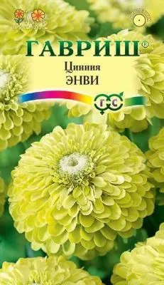 Цинния Энви изящная (цветной пакет) 0,5г; Гавриш фото в интернет-магазине Флоранж