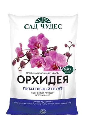 Грунт Орхидея, 2,5л; Фарт фото в интернет-магазине Флоранж