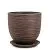 Горшок Модерн бутон 1 20х20см, 4л, шоколад /Корона