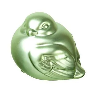 Сувенир Птичка (керамика), 10,0x8см, зеленый