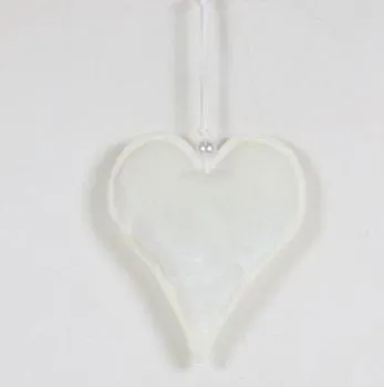 Украшение подвесное Сердце, 11,5х13см, белый