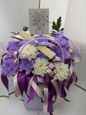 Букет учителю №11 фото в интернет-магазине Флоранж