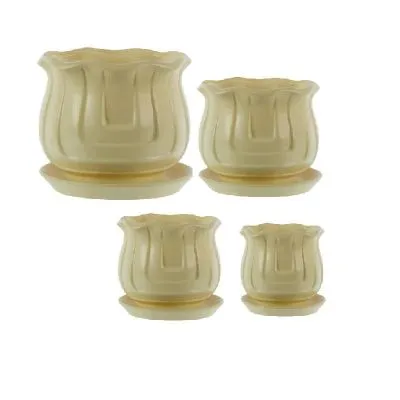 Горшок керамический Лира (1-й из набора), 25,9х24,2см, 9л; Россия фото в интернет-магазине Флоранж