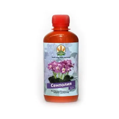 Удобрение  Сенполия, флакон, 200мл; Россия фото в интернет-магазине Флоранж