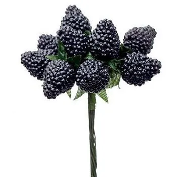 Набор ежевики на вставках 12шт., D1,8x2,5xL11см