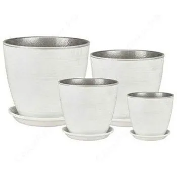 Горшок керамический Бутон Роспись  РС 04 (2-й из набора) 15х15см, 2л; Россия