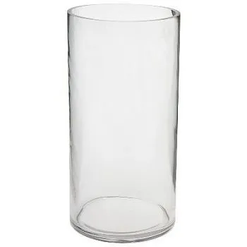 Ваза стеклянная Трубка цилиндр, 15х30см; Китай