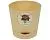 Кашпо пластиковое Классик, бежевое,  0,7л; Россия
