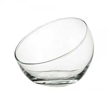 Ваза Шаровая Анабель с косым срезом 1,66л 15,7х13см 1669