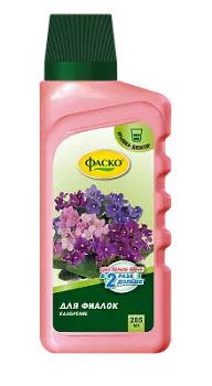 Удобрение для фиалок, флакон, 285мл; Цветочное Счастье 