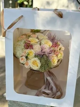 Букет Признание , состав , цвет букета Фиолетовый, подходит 