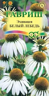 Эхинацея Белый лебедь (цветной пакет) 0,1г; Гавриш фото в интернет-магазине Флоранж