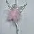 Украшение подвесное Балерина (пластик), 14,8x9,3см, светло-розовый