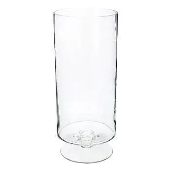 Ваза стеклянная Ариес-150, D14,6xH35 см; Россия