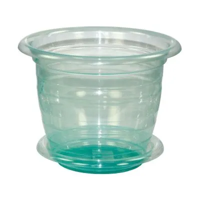 Горшок пластиковый для орхидей, зеленый, 19х15см, 2л; Россия фото в интернет-магазине Флоранж